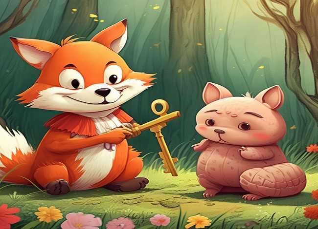 狐狸和蚯蚓儿童故事；蚯蚓和狐狸的寓言故事内容