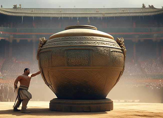 鼎的故事、赢荡举鼎的故事