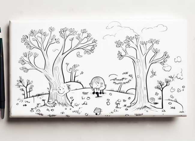 故事绘画作品简单 简笔画 故事绘画作品简单 简笔画视频