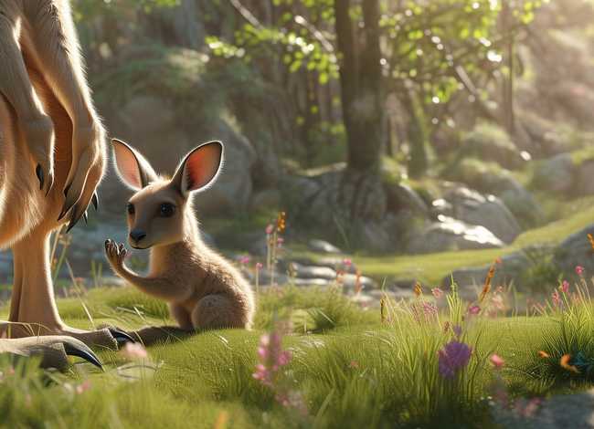 小袋鼠帮妈妈绘本故事 - 小袋鼠帮妈妈绘本故事图片