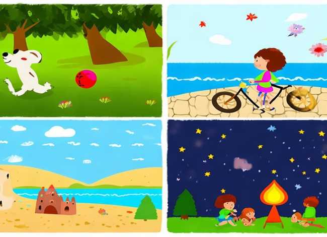 儿童简笔绘画小故事 简笔画小故事4个图 幼儿