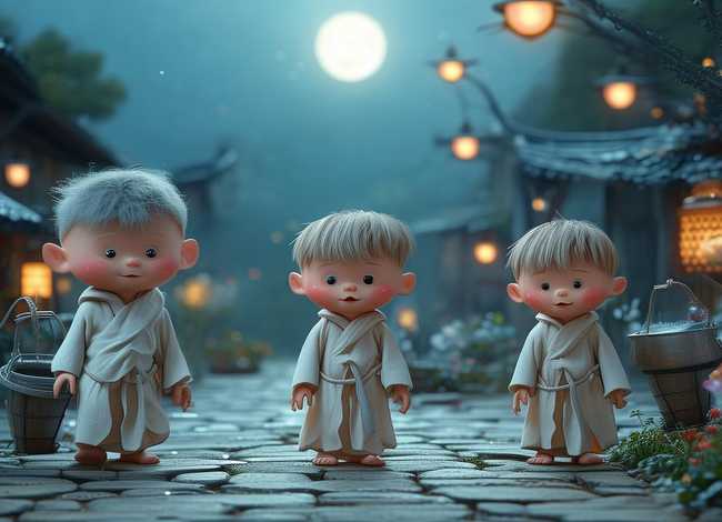 儿童故事三个和尚挑水喝（睡前故事三个和尚挑水喝）