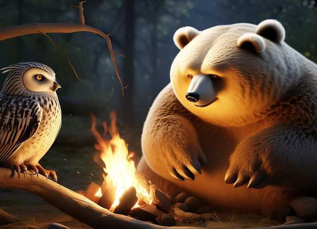 爱听故事的大熊（爱听故事的大熊告诉我们道理）