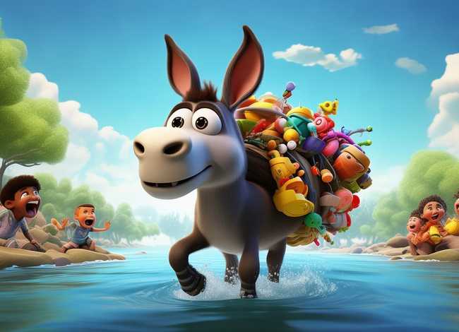 儿童经典故事驴子过河（幼儿故事驴子过河）