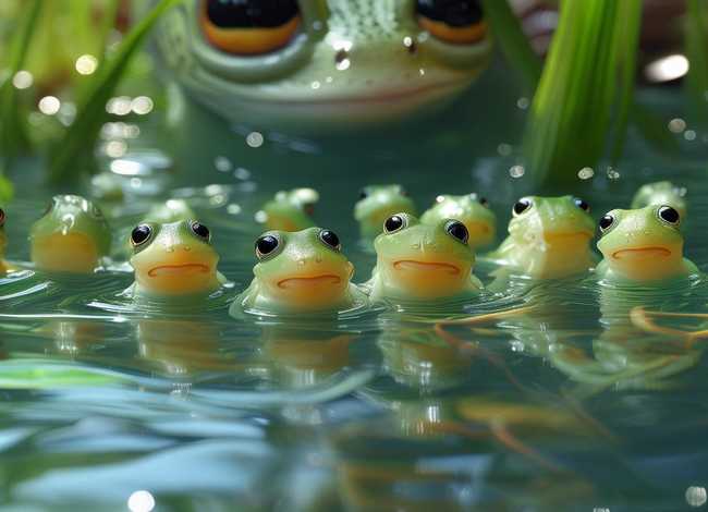 小蝌蚪找妈妈幼儿园故事 - 小蝌蚪找妈妈幼儿园故事图片