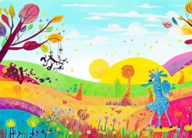 色彩趣味的儿童故事、有趣的色彩故事