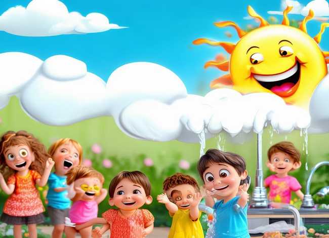 讲卫生儿歌太阳咪咪笑（讲卫生儿歌太阳咪咪笑视频）