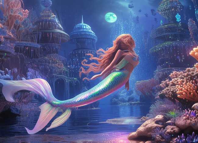海底美人鱼的童话故事电影，海底的美人鱼的电影