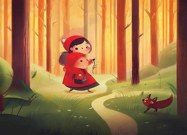 小儿故事小红帽；小儿故事小红帽视频