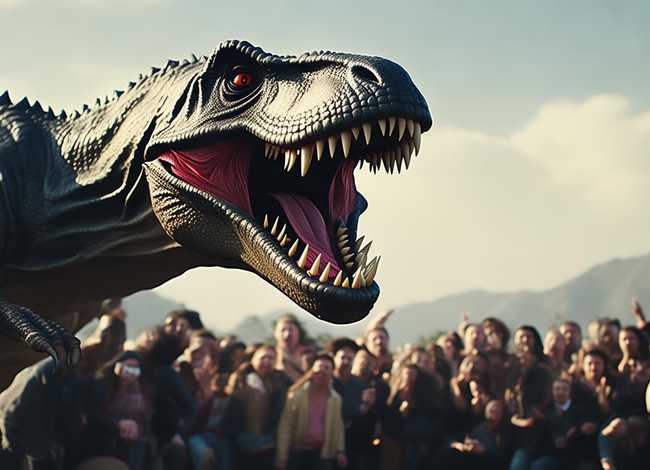 仿真恐龙吓人；仿真恐龙吓人视频