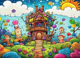 儿童故事手绘画图片大全 儿童故事绘画作品图片