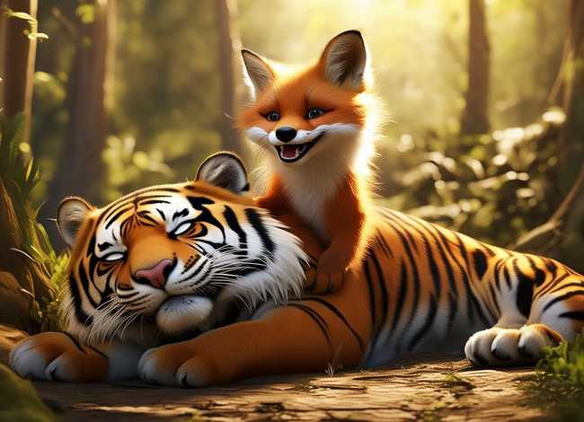 狐假虎威儿童故事大全在线听（狐假虎威的故事在线听）