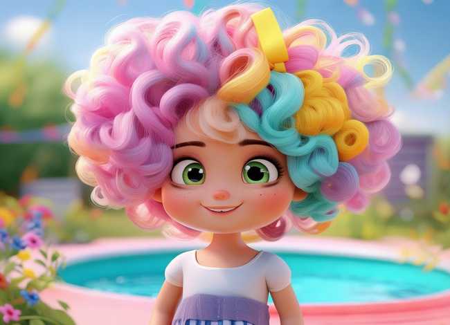 儿童女童发型图片 儿童小女孩发型图片