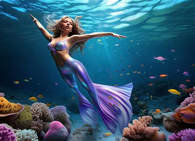 海底美人鱼表演视频；海底美人鱼表演视频完整版