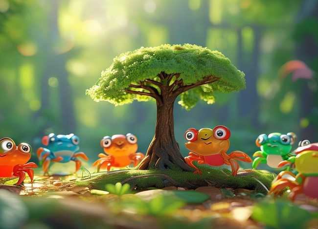 关于螃蟹儿童的故事简短 - 关于螃蟹的幼儿故事