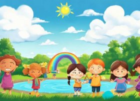 气象儿童画 儿童气象绘画