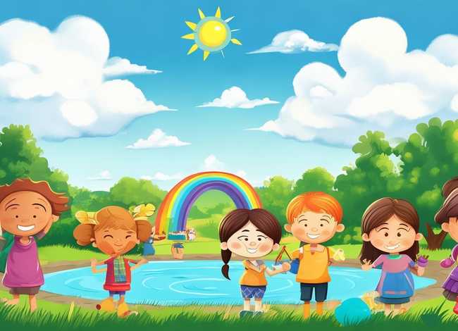 气象儿童画 儿童气象绘画