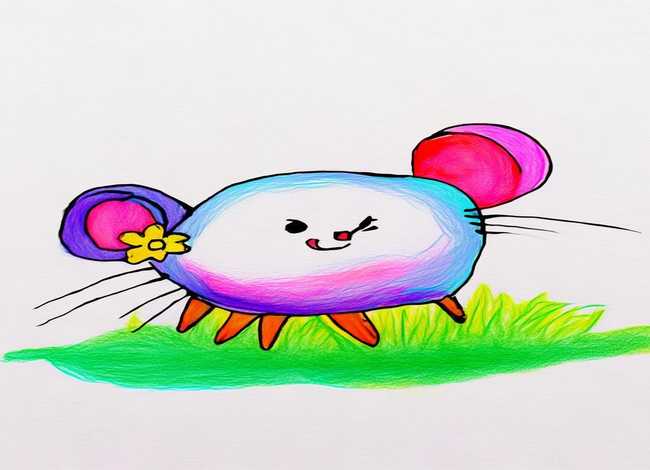 儿童画动物简笔画；儿童画动物简笔画老鼠