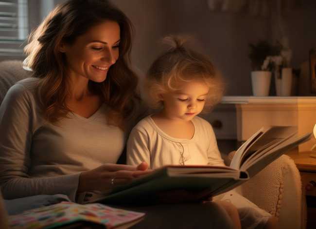 妈妈讲故事给孩子睡前听、妈妈讲故事给孩子睡前听可以吗