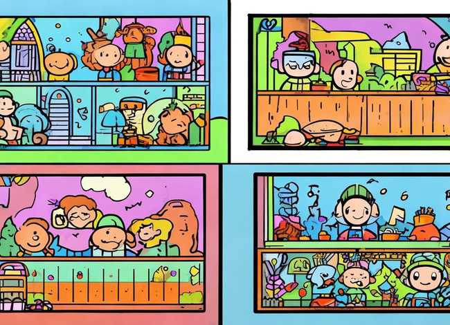 三年级故事连环画4幅简单又漂亮，三年级故事连环画4幅简单又漂亮图片