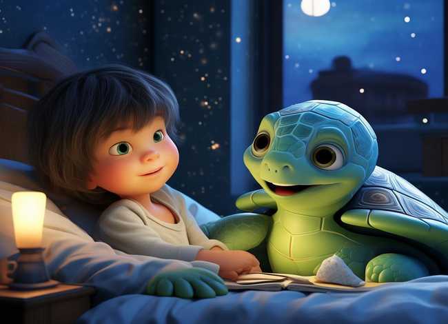 儿童睡前故事海龟的故事，小海龟睡前故事