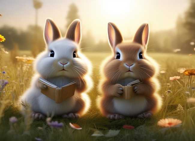 两只小兔子故事、两只小兔子的故事