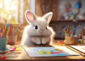 故事《小兔子画画》（故事《小兔子画画》图片）
