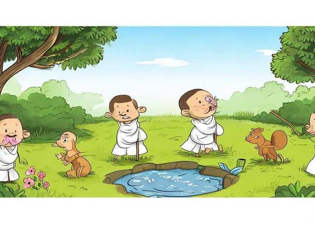 幼儿故事三个和尚文字 幼儿故事三个和尚文字图片