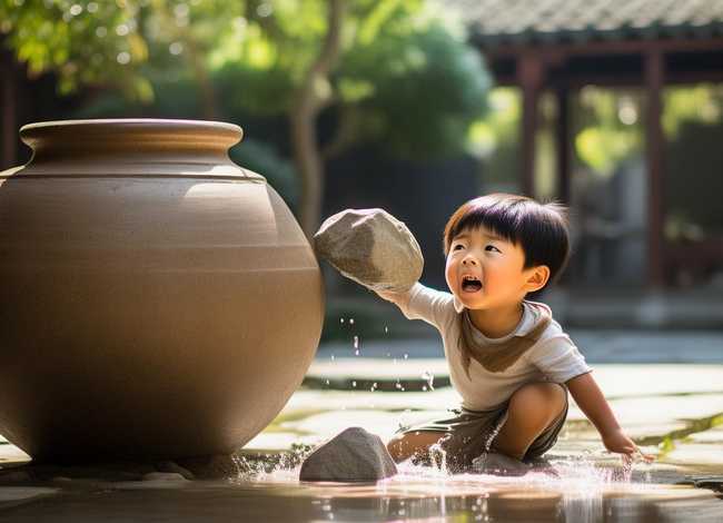 司马光砸缸儿童故事简短，司马光砸缸简短小故事