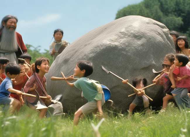 儿童故事愚公移山好词好句、寓言故事愚公移山好词好句