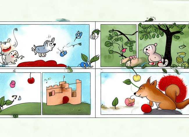 手绘幼儿故事、幼儿手绘画故事4图