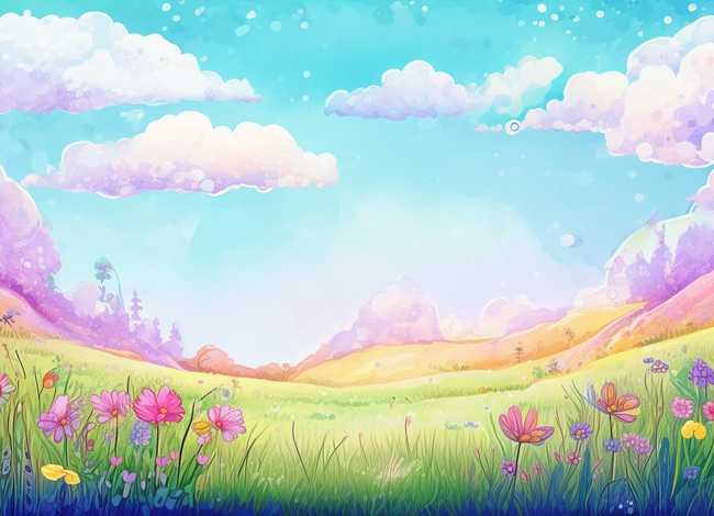 色彩儿童画，色彩儿童画背景颜色怎么调色