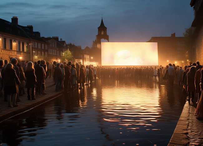 运河边光影故事公益电影之夜举行 - 电影运河故事介绍