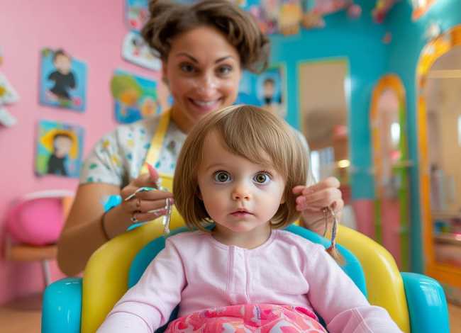 儿童理发店图片幼儿园 儿童理发店发型图片