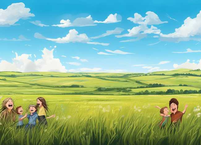 大草原儿童画获奖作品、大草原儿童画获奖作品图片