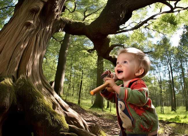 啄木鸟啄树木的儿童故事、啄木鸟个大树的故事