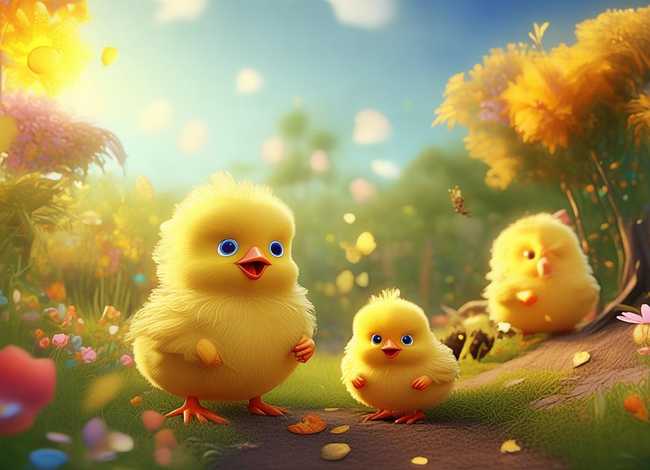 儿童故事小鸡卡（小鸡幼儿故事）