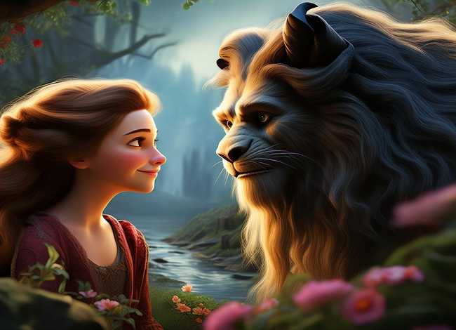 美女与野兽幼儿故事文字、美女与野兽少儿故事