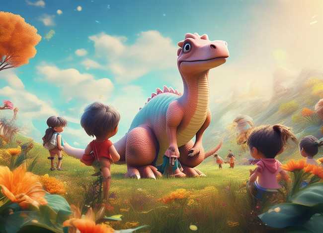 关于恐龙的儿童故事童话故事 - 幼儿关于恐龙的故事