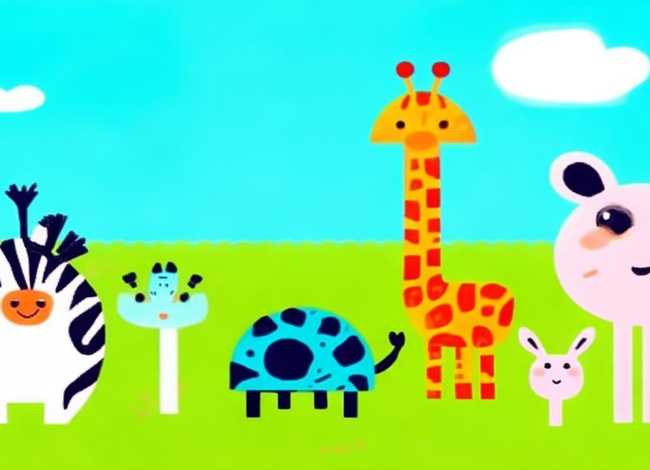 儿童图画画大全图 - 儿童图画大全图片简单 动物