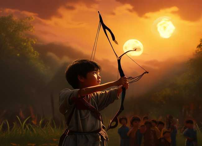 后羿射日儿童故事睡前 睡前故事后羿射日的故事