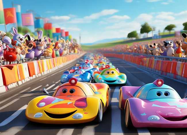 赛车故事儿童音频完整3-6岁，赛车比赛故事幼儿