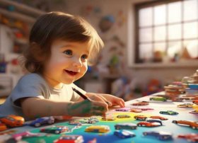 绘画儿童（汽车绘画儿童）