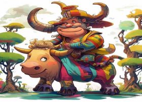 牛魔王儿童创意画，牛魔王儿童创意画怎么画