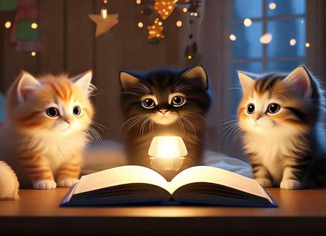 儿童睡前故事三只小猫咪、三只小猫睡前故事收听