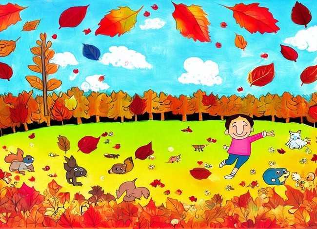 秋天的故事幼儿作品 - 秋天的故事幼儿作品简介