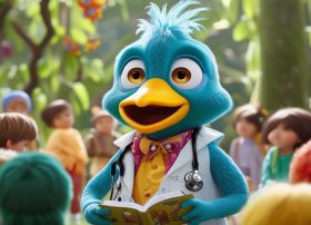 讲故事3-6岁儿童啄木鸟 - 幼儿园啄木鸟医生故事绘本