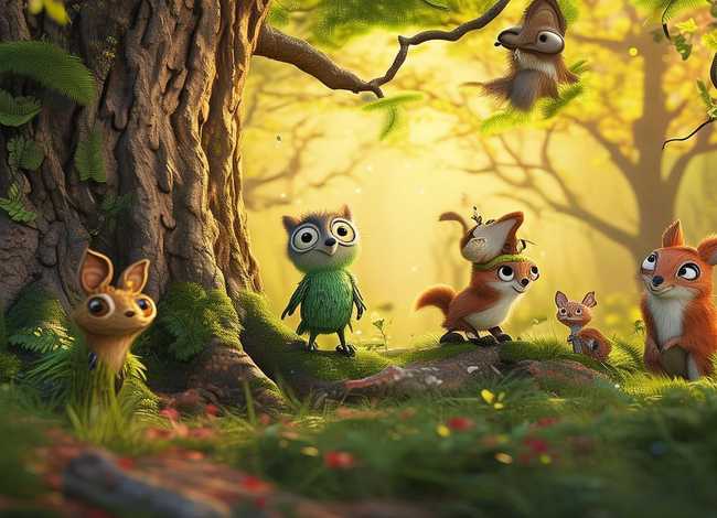 讲故事森林 讲故事森林的小动物