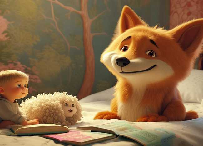 儿童睡前催眠故事狼与小羊 - 幼儿睡前讲故事狼和小羊