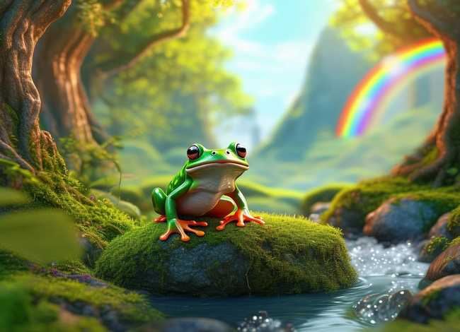 小青蛙的童话故事300字；小青蛙的旅行童话故事300字